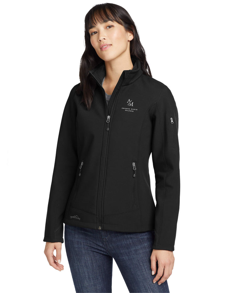 AMANDA MARIE SHOW JUMPING EDDIE BAUER WOMENS SOFT SHELL JACKET