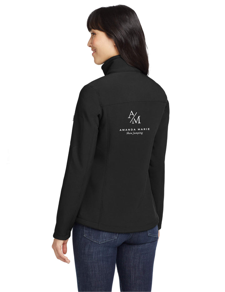 AMANDA MARIE SHOW JUMPING EDDIE BAUER WOMENS SOFT SHELL JACKET