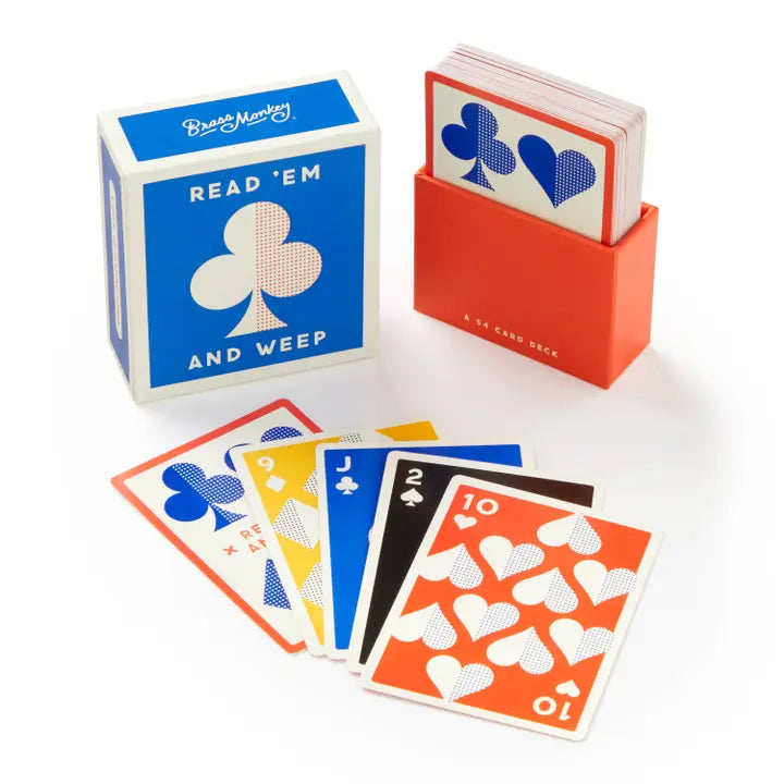 Brass Monkey Read Em and Weep Playing Card Set