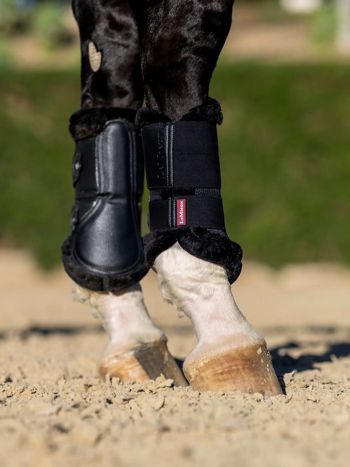 LeMieux Fleece Edged Mesh Brushing Boot