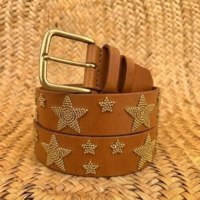 Handmade Maasai Beaded Leather Belt