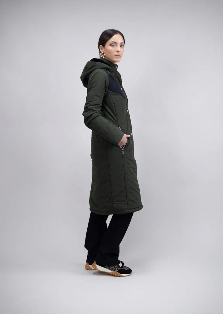 HARCOUR JAVA WOMEN'S LONG PARKA COAT