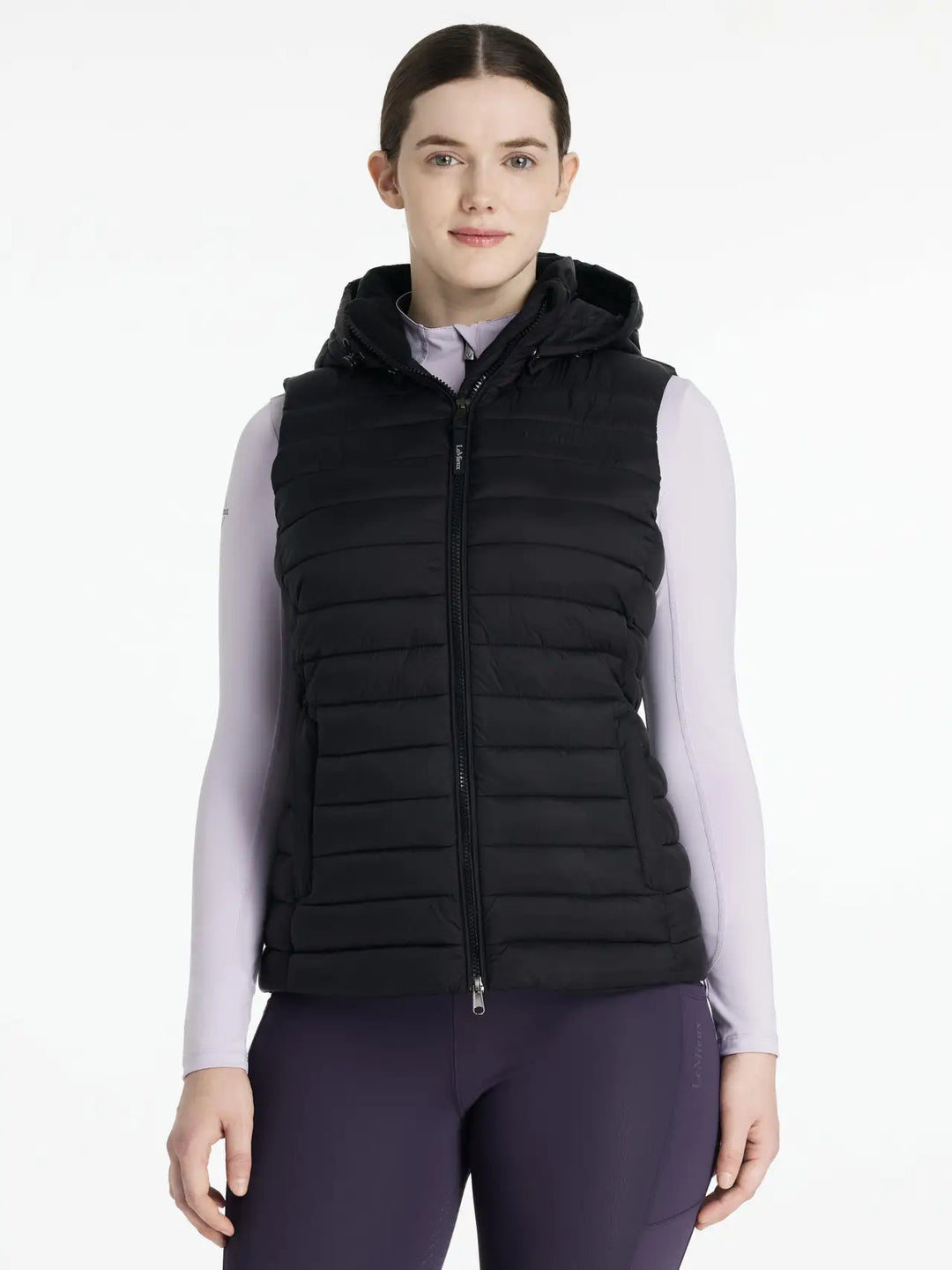 LeMieux Rose Hooded Puffer Gilet