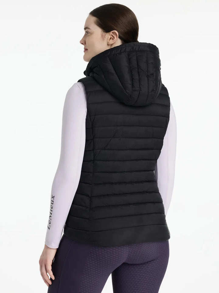 LeMieux Rose Hooded Puffer Gilet