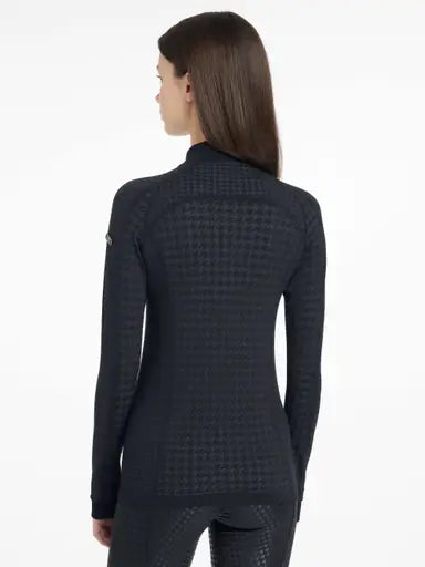 LeMieux Aspen Houndstooth Quarter Zip