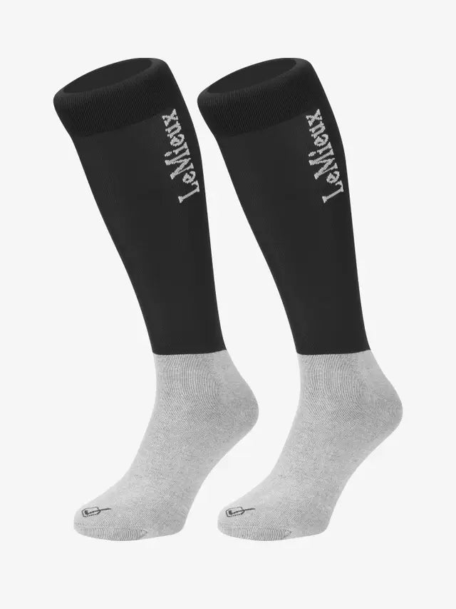 LeMieux Competition Socks Black (Twin Pack)