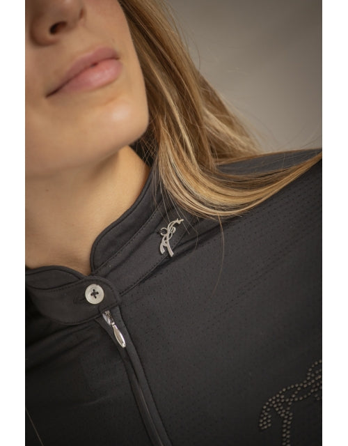 Penelope Techpy Long Sleeve Polo Shirt