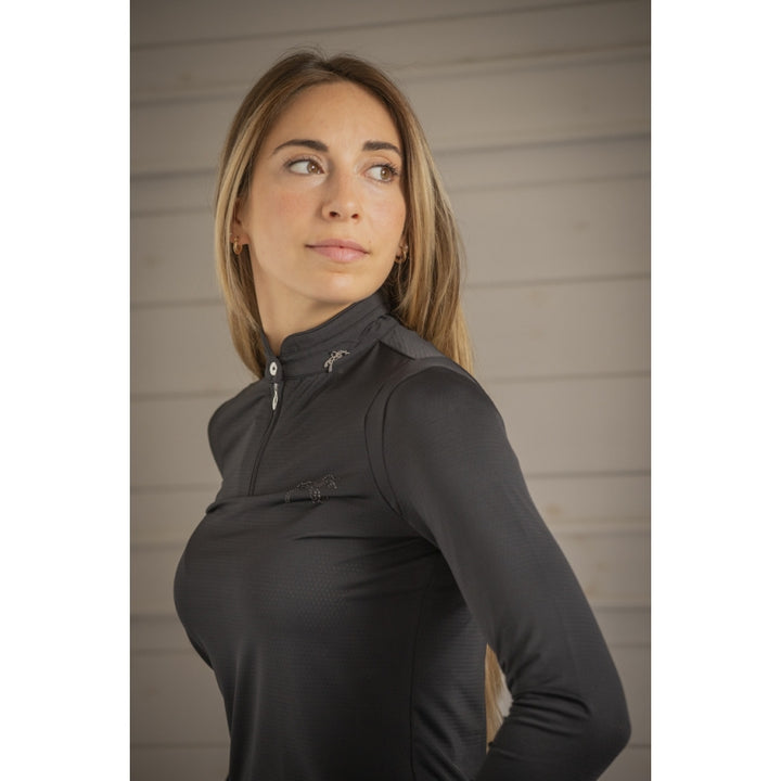 Penelope Techpy Long Sleeve Polo Shirt