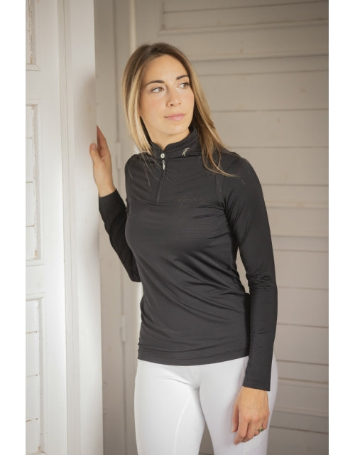Penelope Techpy Long Sleeve Polo Shirt