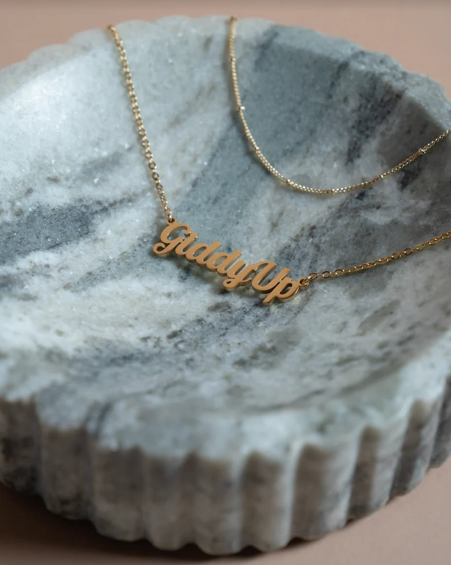 Name plate Necklace