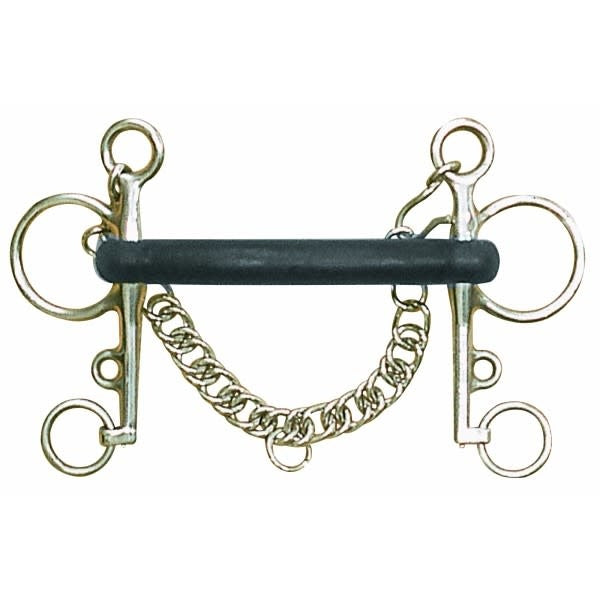 SOFT RUBBER MULLEN MOUTH PELHAM