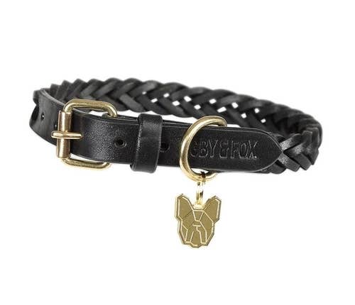 PLAITED DOG COLLAR