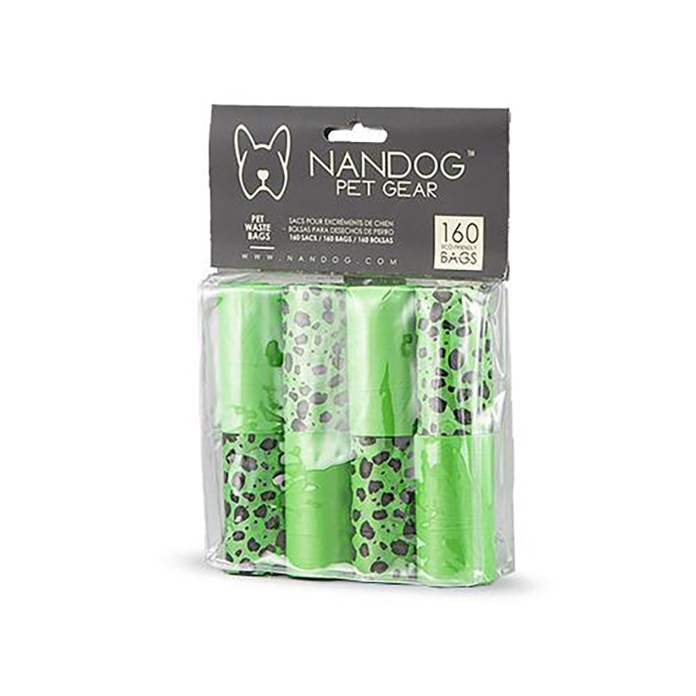 GREEN LEOPARD POOP BAGS