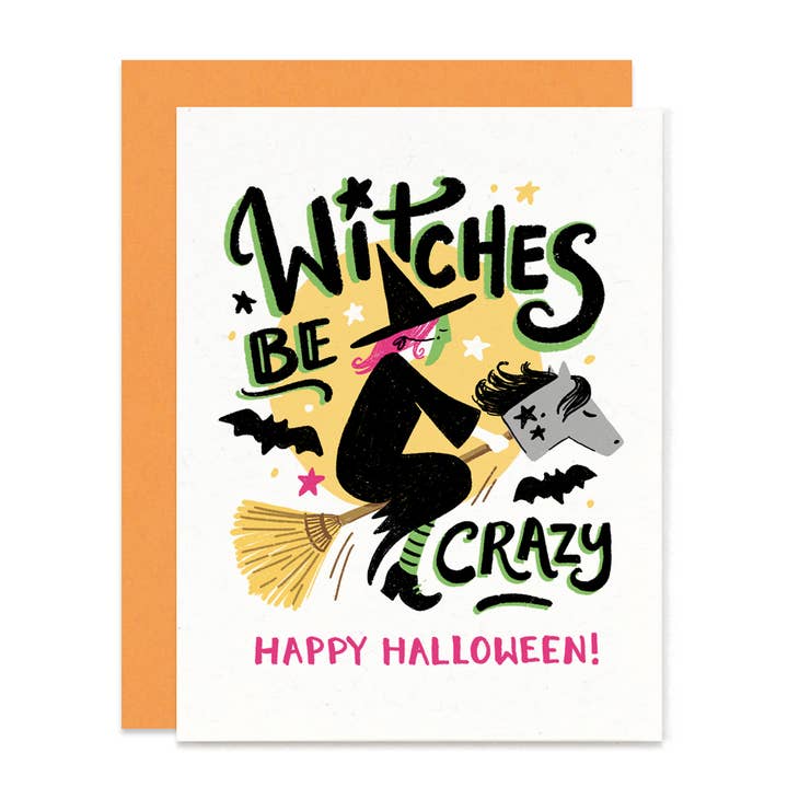 WITCHES HALLOWEEN CARD